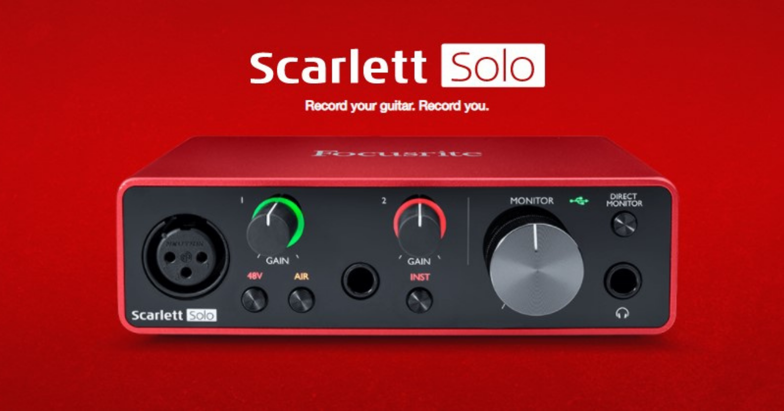 Focusrite Scarlett Solo Audio Interface 3rd Generation